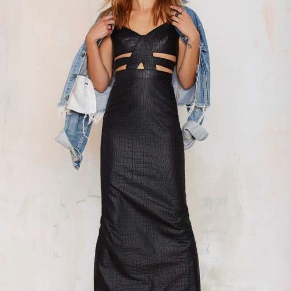 NWT NIGHTWALKER SHERA MAXI DRESS BLACK SMALL